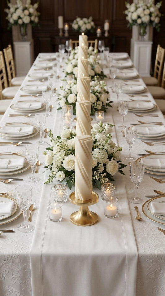 CORINTHIA SCULPTURAL EVENT PILLAR - SET OF 6