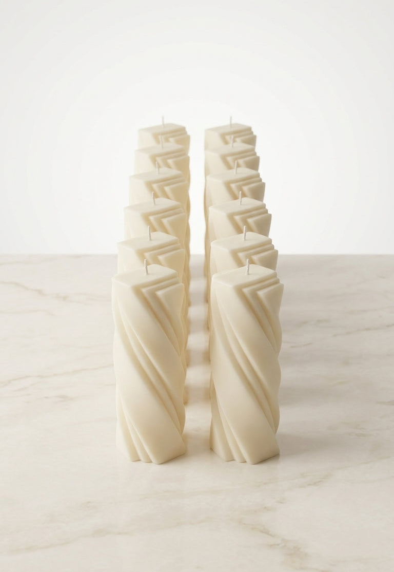 CORINTHIA SCULPTURAL EVENT PILLAR - SET OF 12