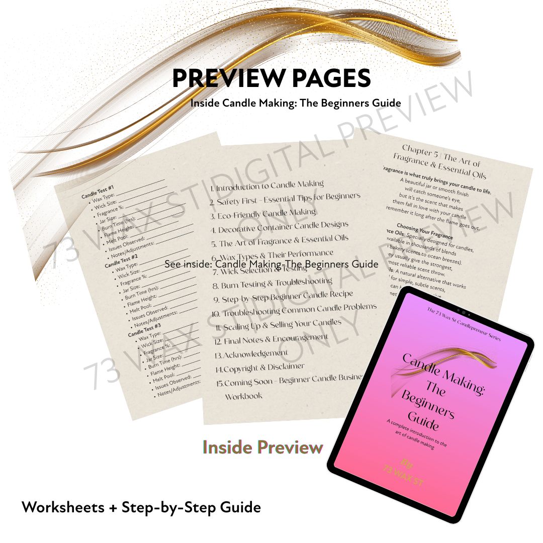 Candlepreneur Series Bundle – Start + Sell with Confidence| By 73 Wax St