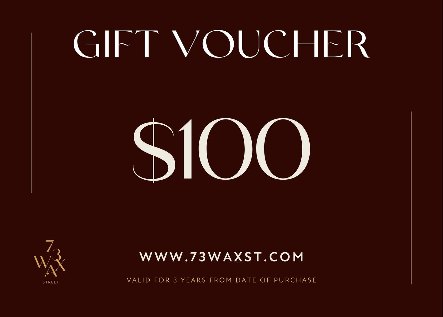 73 WAX ST GIFT CARD