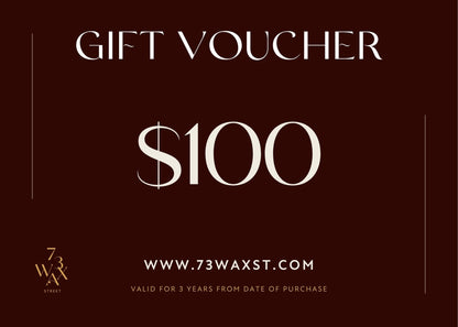 73 WAX ST GIFT CARD