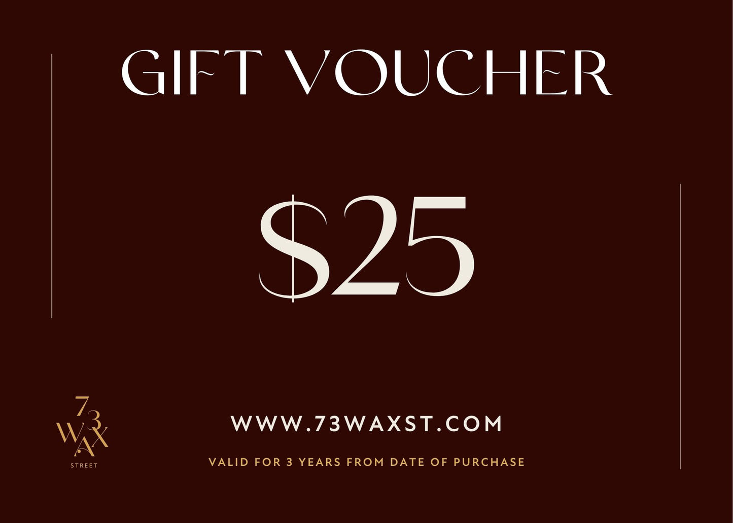 73 WAX ST GIFT CARD
