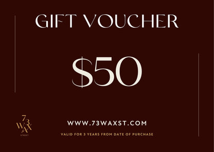 73 WAX ST GIFT CARD