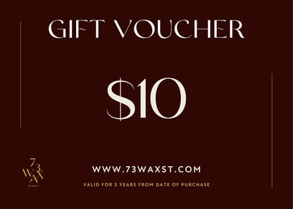 73 WAX ST GIFT CARD