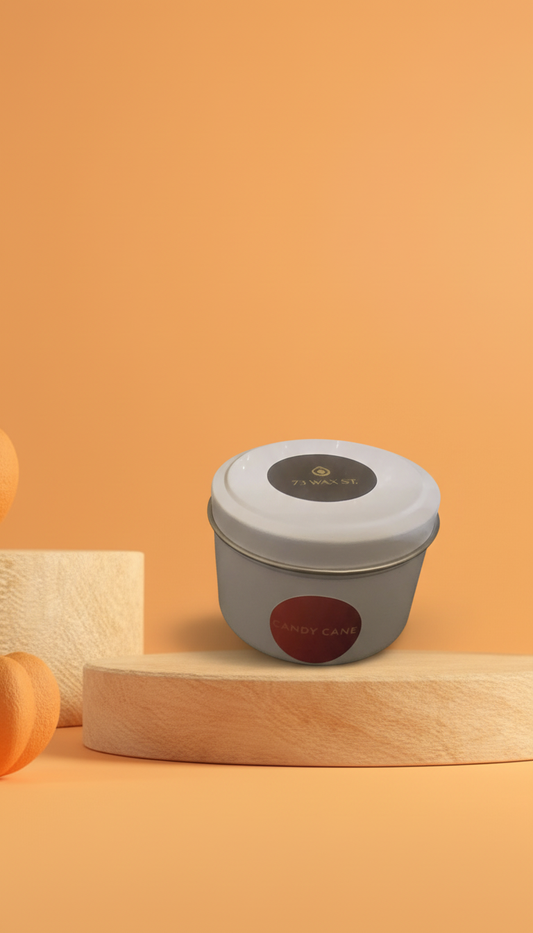 CANDY CANE— Mini Soy Candle