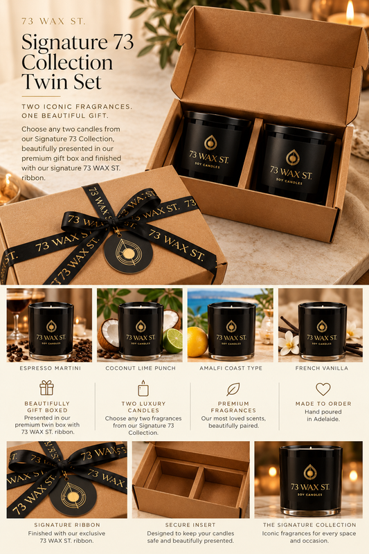 SIGNATURE 73 TWIN CANDLE GIFT SET | 2 × 300G