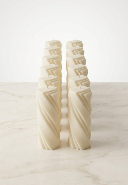 CORINTHIA SCULPTURAL EVENT PILLAR - SET OF 12